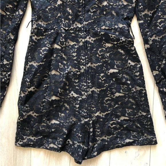 RARE Vintage Betsey Johnson Lace Black Sheath Rompers Size 2 Made in USA - Picture 13 of 15
